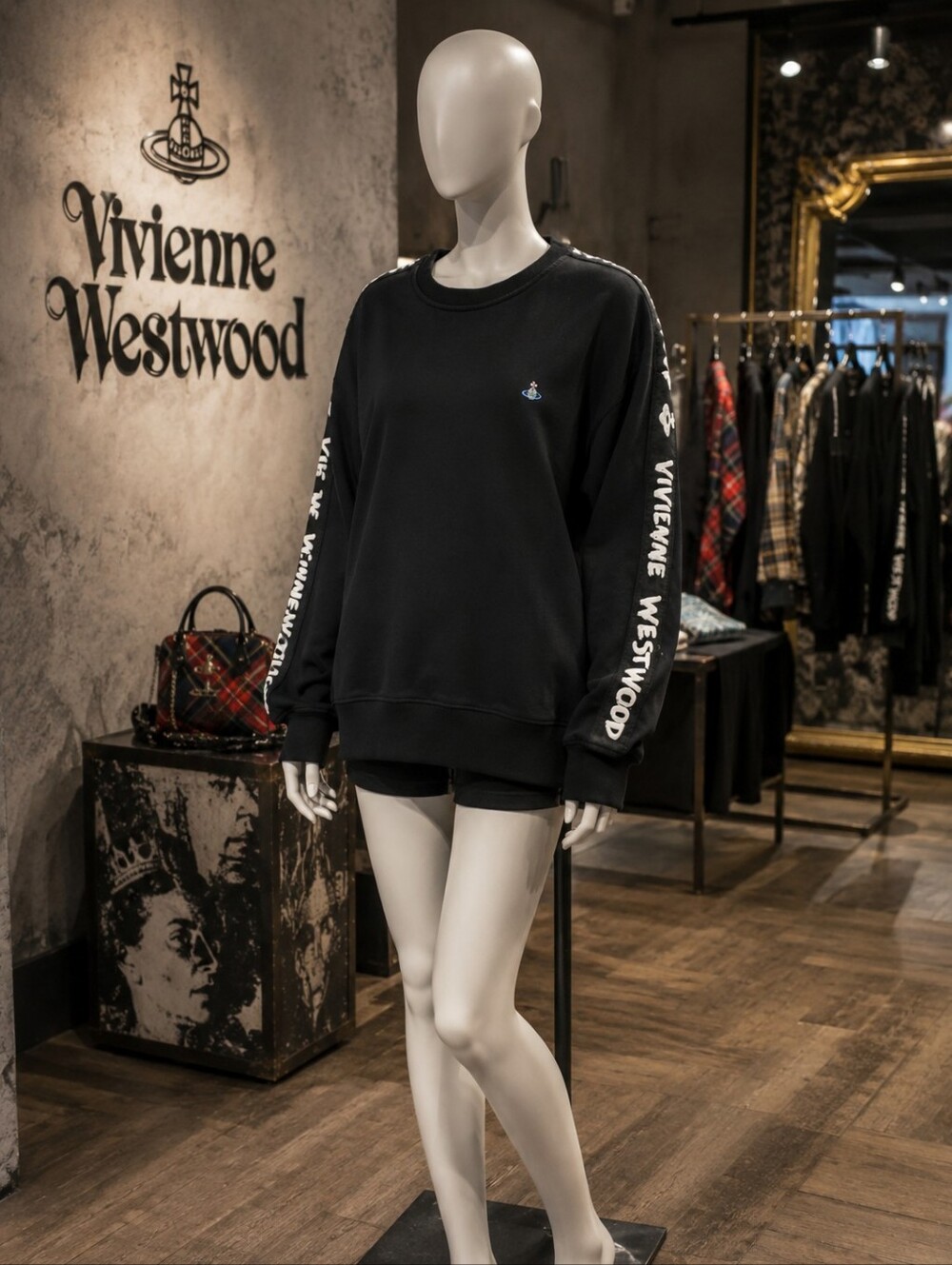 Vivienne Westwood TAPE  Sweatshirt with Sleeve Branding